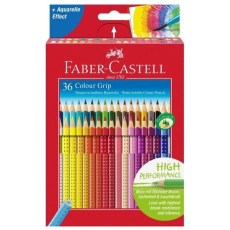 Faber-Castell Цветные карандаши Grip 2001 36 цветов (112442)