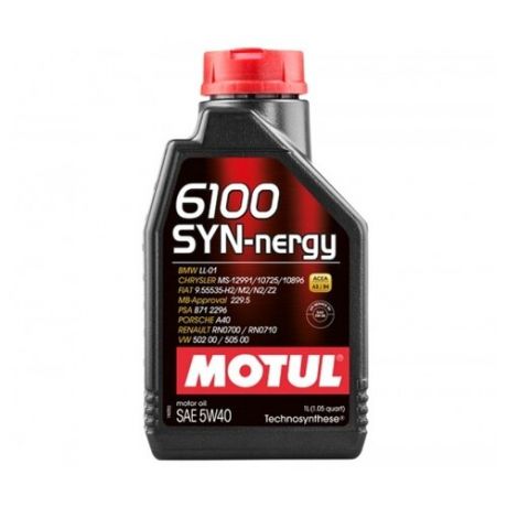 Моторное масло Motul 6100 SYN-nergy 5W40 1 л