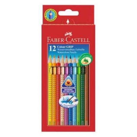 Faber-Castell Цветные карандаши Grip 2001 12 цветов (112412)