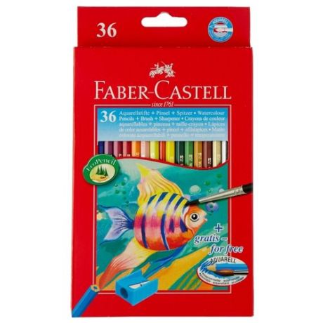 Faber-Castell Акварельные карандаши 36 цветов (114437)