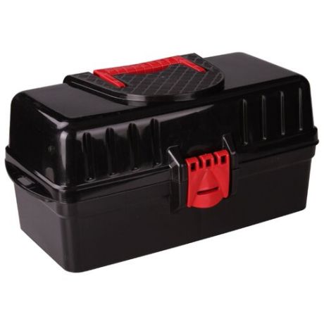 Ящик с органайзером Альтернатива М5748 42.5x22.4x20 см черный/красный
