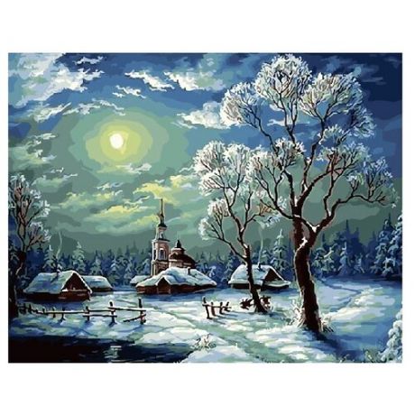 ВанГогВоМне Картина по номерам "Наступила зима", 40х50 см (ZX 21615)