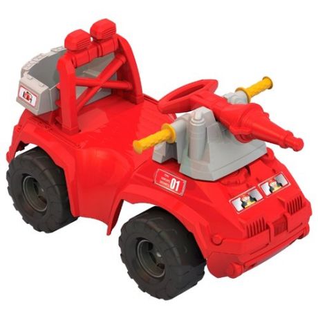 Каталка-толокар Нордпласт Пожарная машина (431014) красный