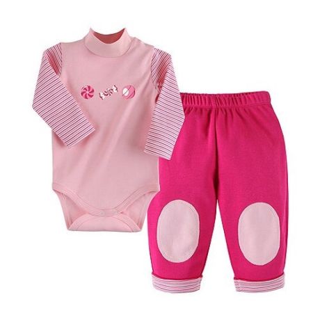 Комплект одежды Наша мама размер 74, розовый