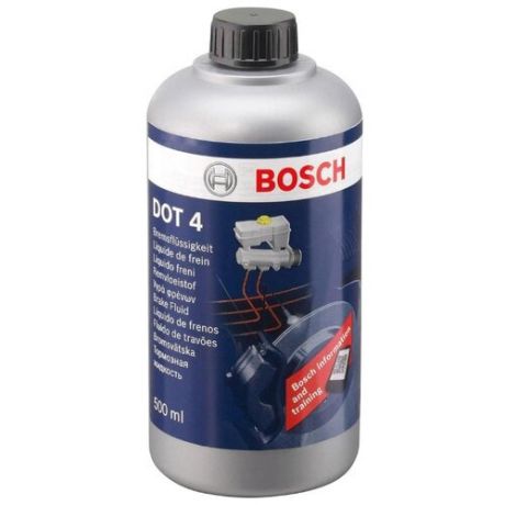 Тормозная жидкость BOSCH DOT 4, Brake Fluid 0.5 л