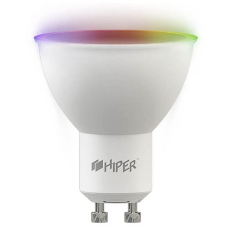Лампа светодиодная HIPER IoT B1 RGB, GU10, GU10, 5Вт