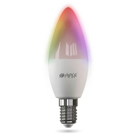 Лампа светодиодная HIPER IoT C1 RGB, E14, 6Вт
