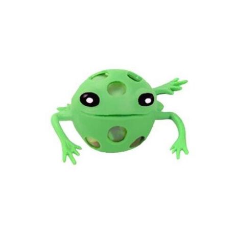 Игрушка-антистресс Little Zu Приколю-ха-ха Сжимай-ка Лягушка с сюрпризом внутри 90081 зеленый