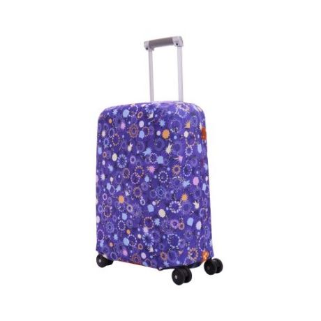 Чехол для чемодана ROUTEMARK «Искры и блестки» ART.LEBEDEV SP310 S, фиолетовый