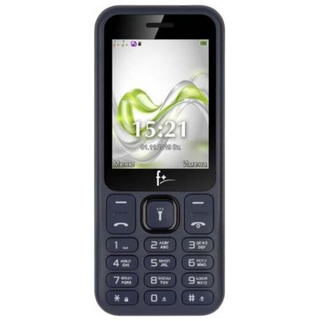 Телефон F+ F255 темно-синий