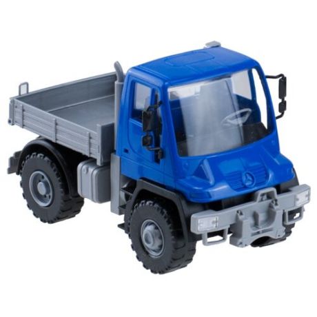 Грузовик ЛЕНА Mercedes Unimog U 500 (8881/8882) 17.5 см синий/серый