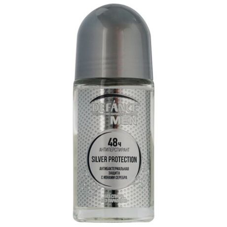 Дезодорант-антиперспирант ролик Defance Men Silver Protection, 50 мл