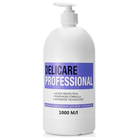 Delicare бальзам - кондиционер Professional для всех типов волос, 1000 мл