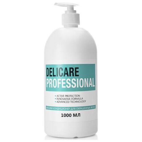 Delicare бальзам - кондиционер Professional для окрашенных волос, 1000 мл