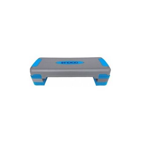 Степ-платформа Indigo IN169 80х31х20 см серый/синий