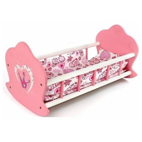 Mary Poppins Кроватка-люлька Корона (67115) розовый