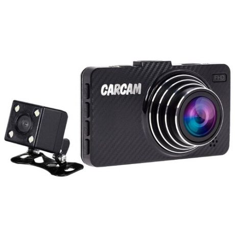 Видеорегистратор CARCAM D5, 2 камеры черный new