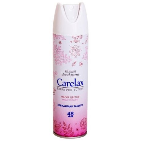 Carelax дезодорант-антиперспирант, спрей, Extra Protection Магия цветов, 150 мл