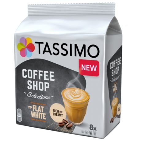 Кофе в капсулах Tassimo Coffee Shop Selections Flat White (8 капс.)