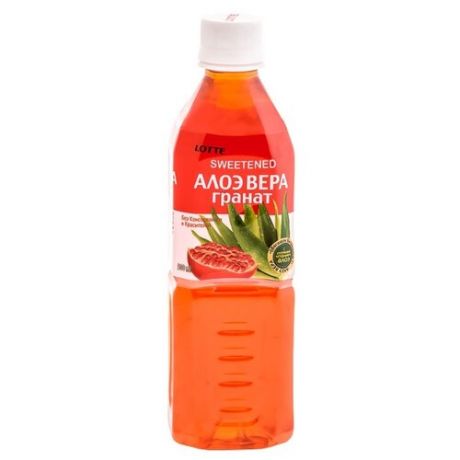 Напиток сокосодержащий LOTTE Aloe Vera Pomegranate, 0.5 л