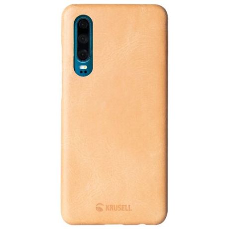 Чехол Krusell Sunne Cover для Huawei P30, кожаный бежевый