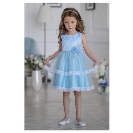 Платье ALOLIKA размер 104-52-48, голубой