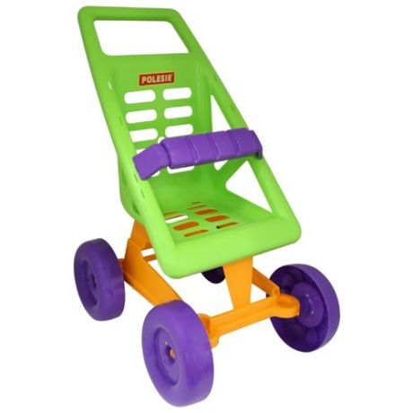Прогулочная коляска Palau Toys 43559_PLS салатовый/фиолетовый/оранжевый
