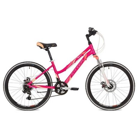 Подростковый горный (MTB) велосипед Stinger Laguna D 24 (2019) pink 14" (требует финальной сборки)