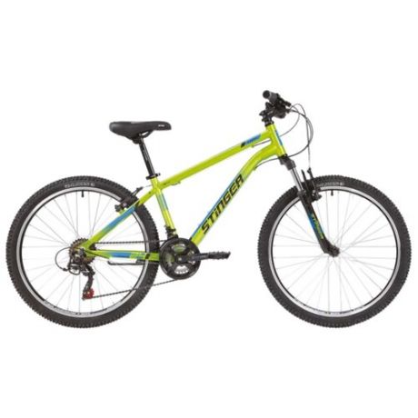 Подростковый горный (MTB) велосипед Stinger Element STD 24 (2020) зеленый 12" (требует финальной сборки)