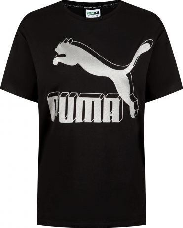 PUMA Футболка женская Puma Classics Logo Tee, размер 48-50
