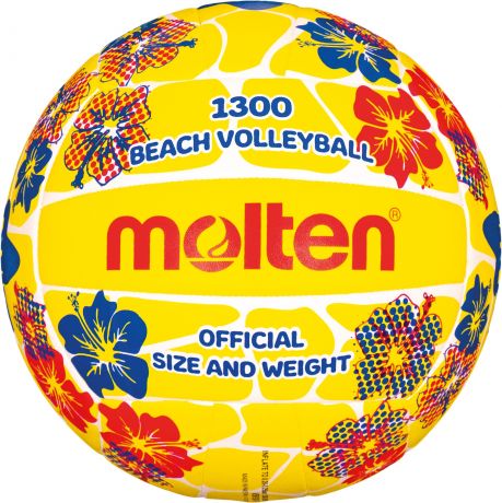 Molten V5B1300-FY-. 5 Мяч для пляжного волейбола, р.5 Molten . р. 5