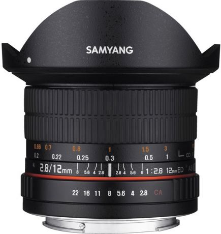 Samyang MF 12mm f/2.8 ED AS NCS Fish-eye Sony E (черный)