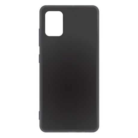 Чехол (клип-кейс) BORASCO для Samsung Galaxy A51, черный (матовый) [38260]