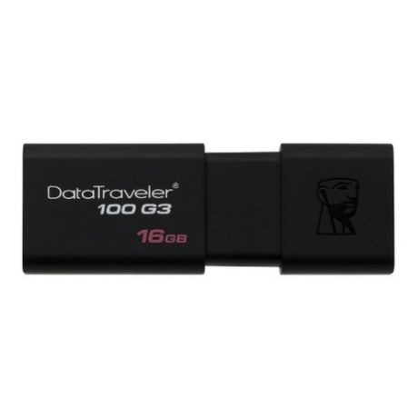 Флешка USB KINGSTON DataTraveler 100 G3 16Гб, USB3.0, пурпурный [dt100g3/16gb]