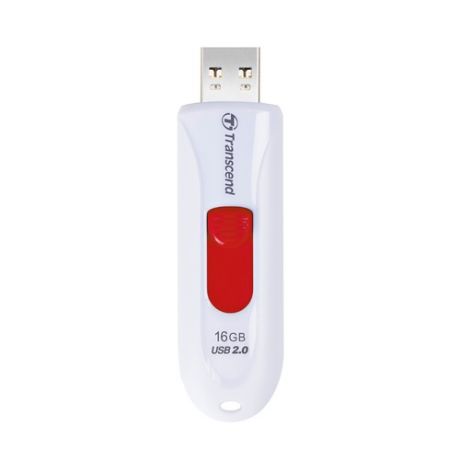 Флешка USB TRANSCEND Jetflash 590 16Гб, USB2.0, белый [ts16gjf590w]