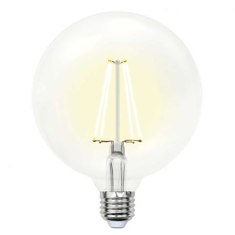 Лампа светодиодная филаментная (UL-00004860) Uniel E27 15W 3000K прозрачная LED-G125-15W/3000K/E27/CL PLS02WH