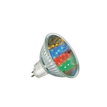 Лампа светодиодная рефлекторная GU5.3 1W 20° разноцветная 28001