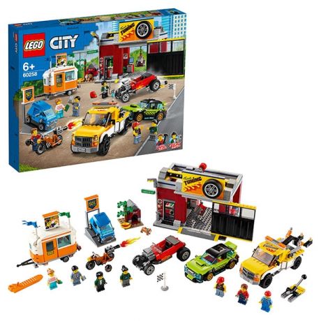 Конструктор LEGO City Nitro Wheels 60258 Тюнинг-мастерская