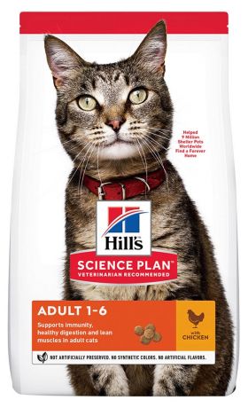 Корм сухой Hills Science Plan Optimal Care для кошек, курица, 1,5 кг