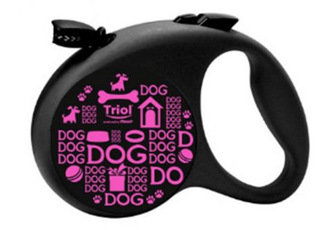 Поводок-рулетка Triol by Flexi Joy S для собак, 5 м до 15 кг