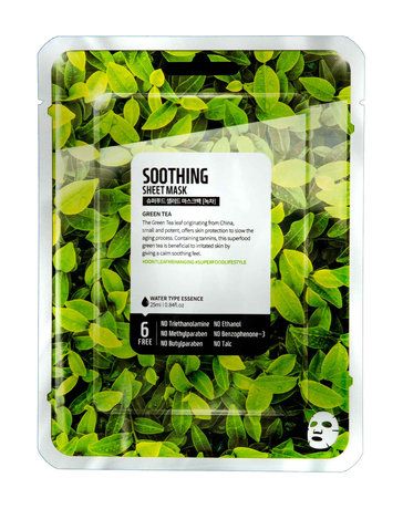 Superfood Salad For Skin Soothing Sheet Mask Green Tea
