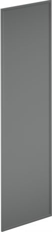 Фальшпанель для шкафа Delinia ID «Мегион» 58x214 см, МДФ, цвет тёмно-серый