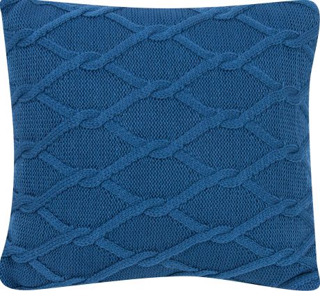 Подушка «Ромб», 40х40 см, цвет синий