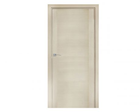 Дверь межкомнатная глухая Vario 60x190 см, шпон, цвет дуб миэль, универсальные петли