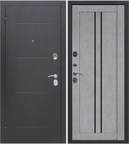 Дверь входная металлическая «Стоун», 860 см, левая, цвет серый дуб