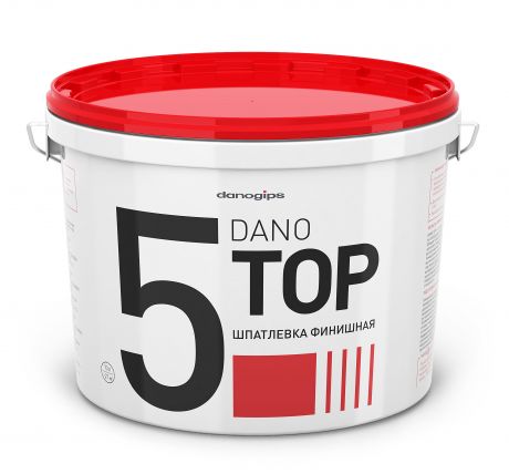 Шпаклевка готовая финишная Danogips Dano Top5 16,5 кг