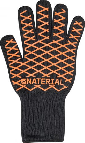 Перчатки для гриля Naterial «Alpha», цвет чёрно-оранжевый