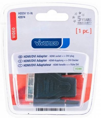Vivanco HDMI - DVI-D 42074