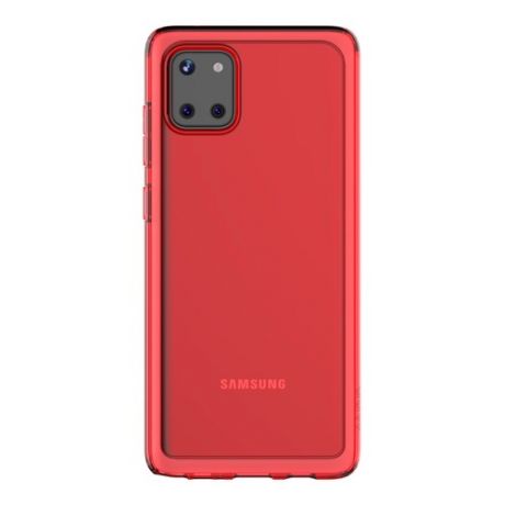 Чехол (клип-кейс) SAMSUNG araree N cover, для Samsung Galaxy Note 10 Lite, красный [gp-fpn770kdarr]