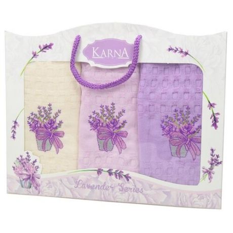 KARNA набор полотенец Lavender